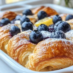 Before diving into the preparation of your Blueberry Cream Cheese Croissant Casserole, it’s essential to understand the key ingredients that make this dish so special. Each component plays a crucial role in achieving the perfect flavor and texture.