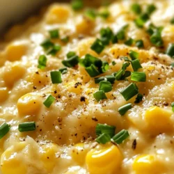 If you're looking for a side dish that embodies warmth, comfort, and a touch of nostalgia, look no further than Velvety Slow Cooker Creamed Corn Delight. This delectable dish is not just a staple at family gatherings and special occasions; it has the power to transform any meal into a memorable culinary experience. With its creamy texture and sweet corn flavor, this creamed corn is perfect for families, potlucks, and anyone who craves comforting food.