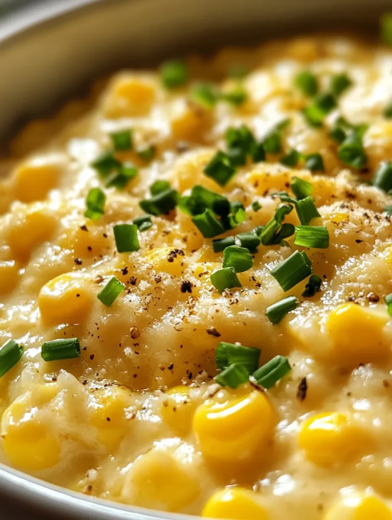 If you're looking for a side dish that embodies warmth, comfort, and a touch of nostalgia, look no further than Velvety Slow Cooker Creamed Corn Delight. This delectable dish is not just a staple at family gatherings and special occasions; it has the power to transform any meal into a memorable culinary experience. With its creamy texture and sweet corn flavor, this creamed corn is perfect for families, potlucks, and anyone who craves comforting food.