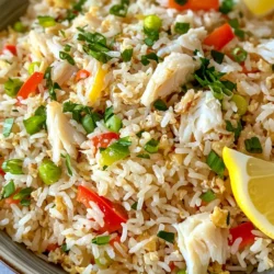The foundation of any great fried rice dish lies in its ingredients. Here’s a closer look at what makes Crabby Coastal Fried Rice Delight so special.