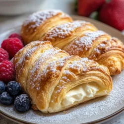 In the world of pastries, nothing quite compares to the delight of a freshly baked Danish. With their flaky layers and creamy fillings, they’re a favorite for breakfast or dessert alike. This article delves into a delightful recipe for Creamy Crescent Roll Cheese Danishes, a simple yet indulgent treat that can be whipped up in just 30 minutes. Whether you’re hosting a brunch or simply craving something sweet, these danishes promise to satisfy your palate and impress your guests.