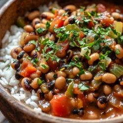 As the holiday season approaches, many families across the United States prepare to celebrate with time-honored traditions and dishes that are rich in flavor and history. Among these, black-eyed peas hold a special place, particularly in Southern cuisine. Known for their hearty texture and distinct taste, black-eyed peas are more than just a delicious legume; they are steeped in cultural significance and are believed to bring good luck and prosperity for the coming year. This Easy Holiday Black-Eyed Peas recipe is a must-try for your festive gatherings, combining simplicity with robust flavors that will warm your heart and satisfy your guests.