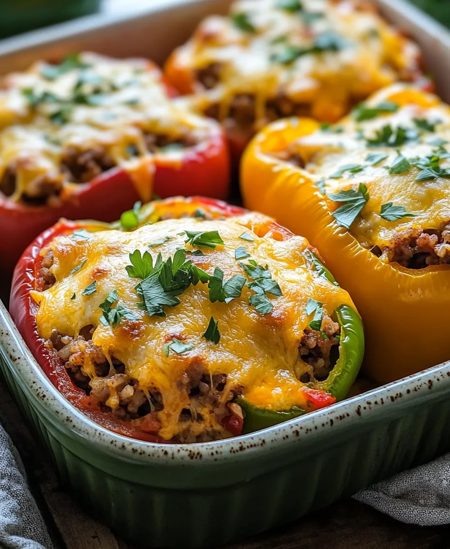 Stuffed peppers have long been a beloved comfort food, cherished for their vibrant colors and satisfying flavors. Traditionally, they consist of bell peppers filled with a savory mixture of meat, rice, and spices, creating a dish that warms the heart and delights the taste buds. However, as culinary trends evolve, so does the way we prepare our favorite recipes. Enter the Stuffed Pepper Casserole Delight—a convenient and hearty twist on the classic dish that combines all the essential elements into one easy-to-make casserole.