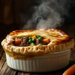 When the weather turns chilly, and you find yourself yearning for a dish that envelops you in warmth and satisfaction, there’s nothing quite like a homemade beef pot pie. This classic comfort food, with its flaky crust and rich, savory filling, has been a staple in many households for generations. The cozy aroma that fills the kitchen as it bakes is enough to evoke feelings of nostalgia, reminding us of family gatherings and cherished moments spent around the dinner table.