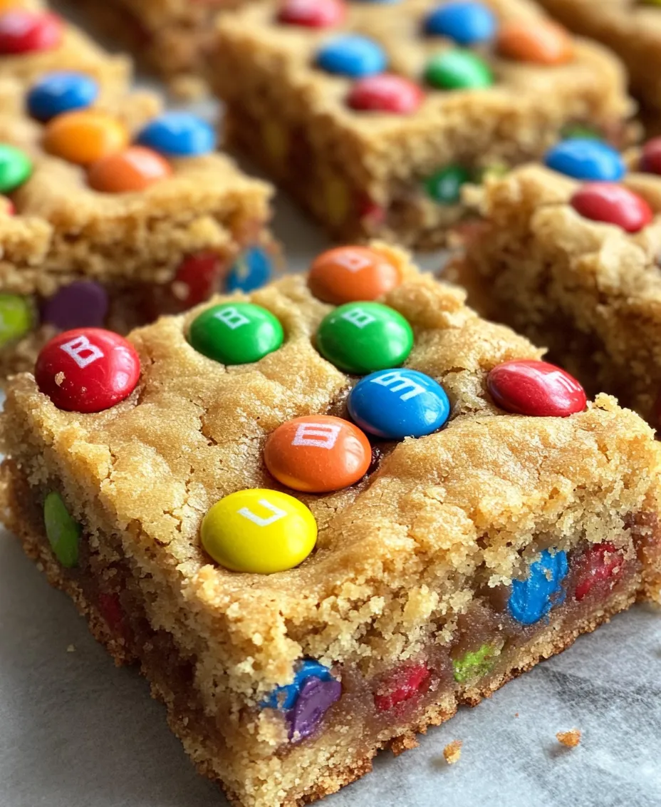 In the world of desserts, cookie bars have emerged as a beloved favorite, captivating the hearts of both children and adults alike. These delightful treats combine the best features of cookies and brownies, offering a soft, chewy texture that’s easy to cut into squares. Whether you’re hosting a party, looking for a fun activity with the kids, or simply craving something sweet, M&M's Cookie Bars are the perfect solution. Not only are they visually appealing with their vibrant colors, but they also promise a delicious taste that keeps everyone coming back for more.