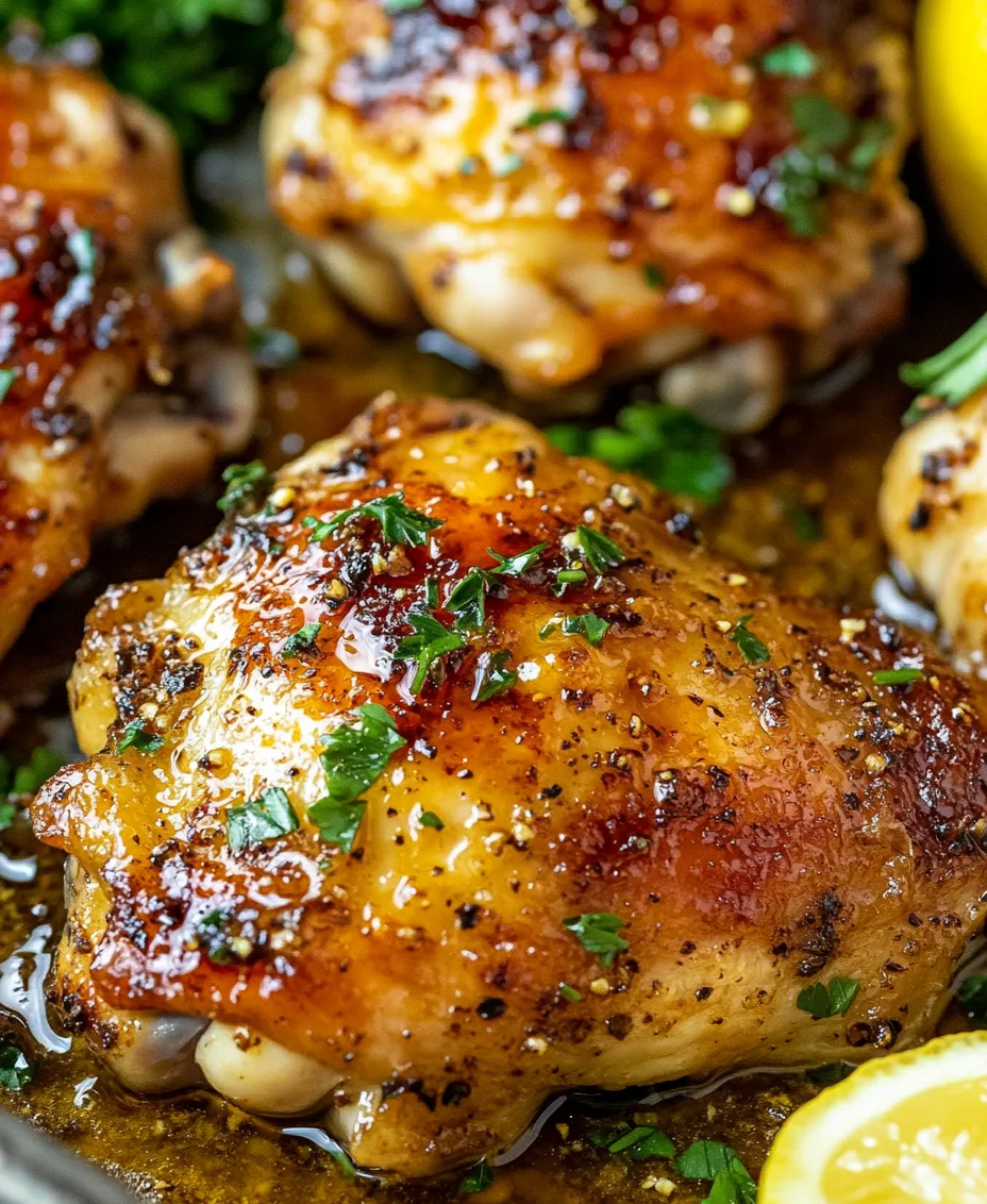 If you're looking for a dish that perfectly balances sweetness, acidity, and savory goodness, look no further than Honey Garlic Lemon Pepper Chicken Thighs. This mouthwatering recipe is a celebration of flavors that come together beautifully, making it a favorite for home cooks and food enthusiasts alike. The combination of honey, garlic, and lemon pepper creates a tantalizing glaze that caramelizes beautifully on the chicken, resulting in crispy skin and tender meat.
