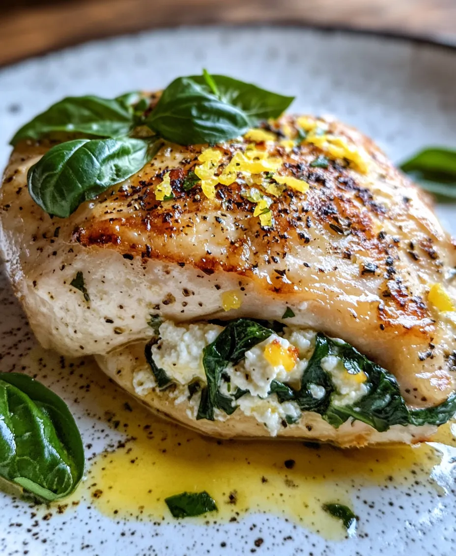 In the world of culinary delights, few dishes can boast the harmonious blend of flavors and textures quite like Spinach & Stuffed Chicken Delight. This mouthwatering recipe combines tender chicken breasts with a rich and flavorful filling that includes fresh spinach, creamy ricotta, tangy feta, and a touch of sun-dried tomatoes. Not only does this dish please the palate, but it also provides a nutritious way to incorporate greens into your meals, making it an excellent choice for health-conscious eaters and families alike.