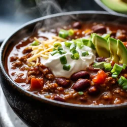 As the seasons change and cooler weather sets in, there's nothing quite like a hearty meal to bring warmth and comfort to our lives. One dish that embodies this spirit is Hearty Crockpot Turkey Chili. This delightful recipe is not only a delicious choice for dinner but also a nourishing one. Packed with protein from ground turkey and fiber from an array of beans, this chili is both satisfying and healthy, making it a perfect addition to your meal rotation throughout the year.
