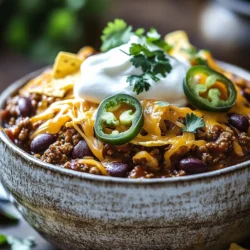 Comfort food is a cherished category in home cooking, evoking nostalgia and warmth with every bite. These meals are often characterized by their hearty ingredients, rich flavors, and the ability to bring family and friends together around the dinner table. One standout dish that encapsulates the essence of comfort food is the Savory Slow-Cooked Frito Chili Pie. This delightful recipe offers a perfect blend of textures and flavors, making it a crowd-pleaser for any occasion.