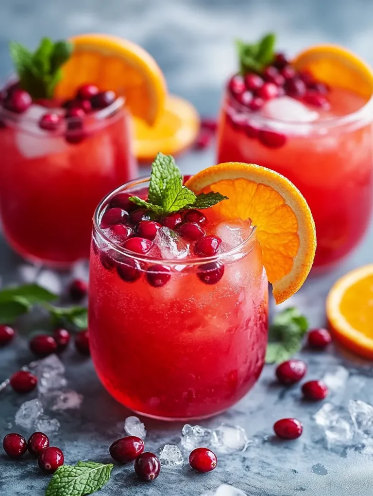 As the holiday season approaches, the air fills with excitement and joy, and gatherings with family and friends become the highlight of the festivities. One of the most cherished aspects of these celebrations is the array of delightful drinks that accompany them, bringing cheer and warmth to every occasion. Festive drinks not only quench thirst but also add a vibrant touch to the holiday table, inviting everyone to partake in the merriment. Among the array of options, the Jolly Red Rudolph Punch stands out as a colorful and refreshing non-alcoholic beverage that caters to guests of all ages.