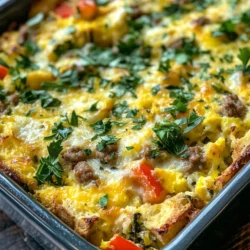 In the world of breakfast, the overnight casserole has emerged as a game-changer, combining convenience with delightful flavors. These hearty dishes allow you to prepare a nourishing meal the night before, so you can wake up to a warm, delicious breakfast without the morning hustle. Among the many variations, the Rise & Shine Overnight Breakfast Casserole stands out as a perfect blend of flavors and textures that can elevate any breakfast gathering. Whether you’re hosting a family brunch, celebrating a holiday, or simply treating yourself on a leisurely weekend morning, this casserole is designed to impress.
