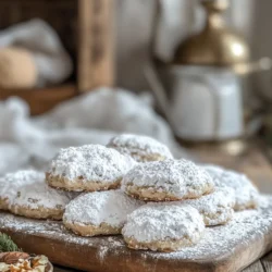 Italian Wedding Cookies, also known as Italian Butter Balls or Snowball Cookies, are a delightful confection that holds a special place in Italian culture. These small, round cookies are not only beloved for their melt-in-your-mouth texture but also for the rich tradition and warmth they bring to celebrations. Traditionally served at weddings, these cookies symbolize love, joy, and the sweet moments that come with life’s most cherished events. Their popularity has transcended the boundaries of Italy, making them a favorite treat in homes and bakeries around the world.
