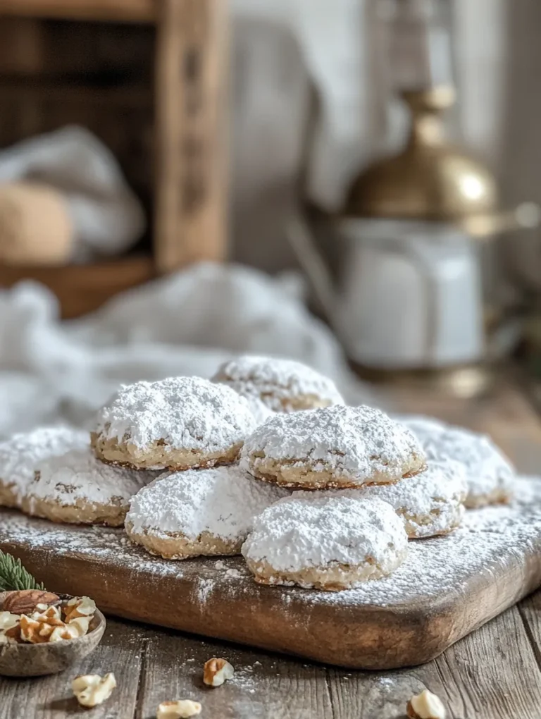Italian Wedding Cookies, also known as Italian Butter Balls or Snowball Cookies, are a delightful confection that holds a special place in Italian culture. These small, round cookies are not only beloved for their melt-in-your-mouth texture but also for the rich tradition and warmth they bring to celebrations. Traditionally served at weddings, these cookies symbolize love, joy, and the sweet moments that come with life’s most cherished events. Their popularity has transcended the boundaries of Italy, making them a favorite treat in homes and bakeries around the world.