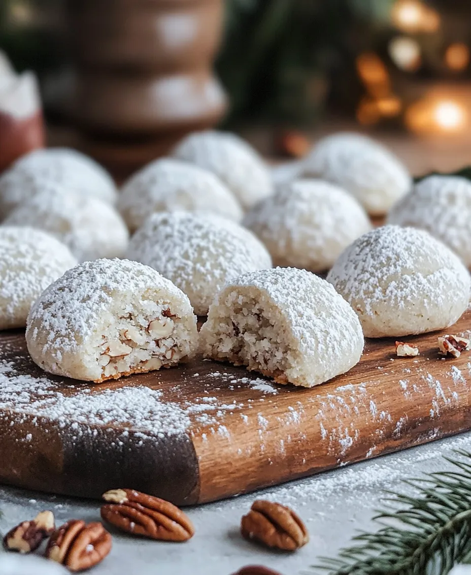 Buttery Pecan Snowball Cookies, often referred to as Mexican Wedding Cookies or Russian Tea Cakes, boast a rich history steeped in tradition. These delightful treats have been enjoyed across various cultures for centuries, often appearing at festive occasions and family gatherings. Their origins can be traced back to Europe, where similar recipes were made to celebrate special events. Over time, these cookies have evolved and taken on various names, but one thing remains true: their irresistible flavor and melt-in-your-mouth texture have made them a beloved classic.