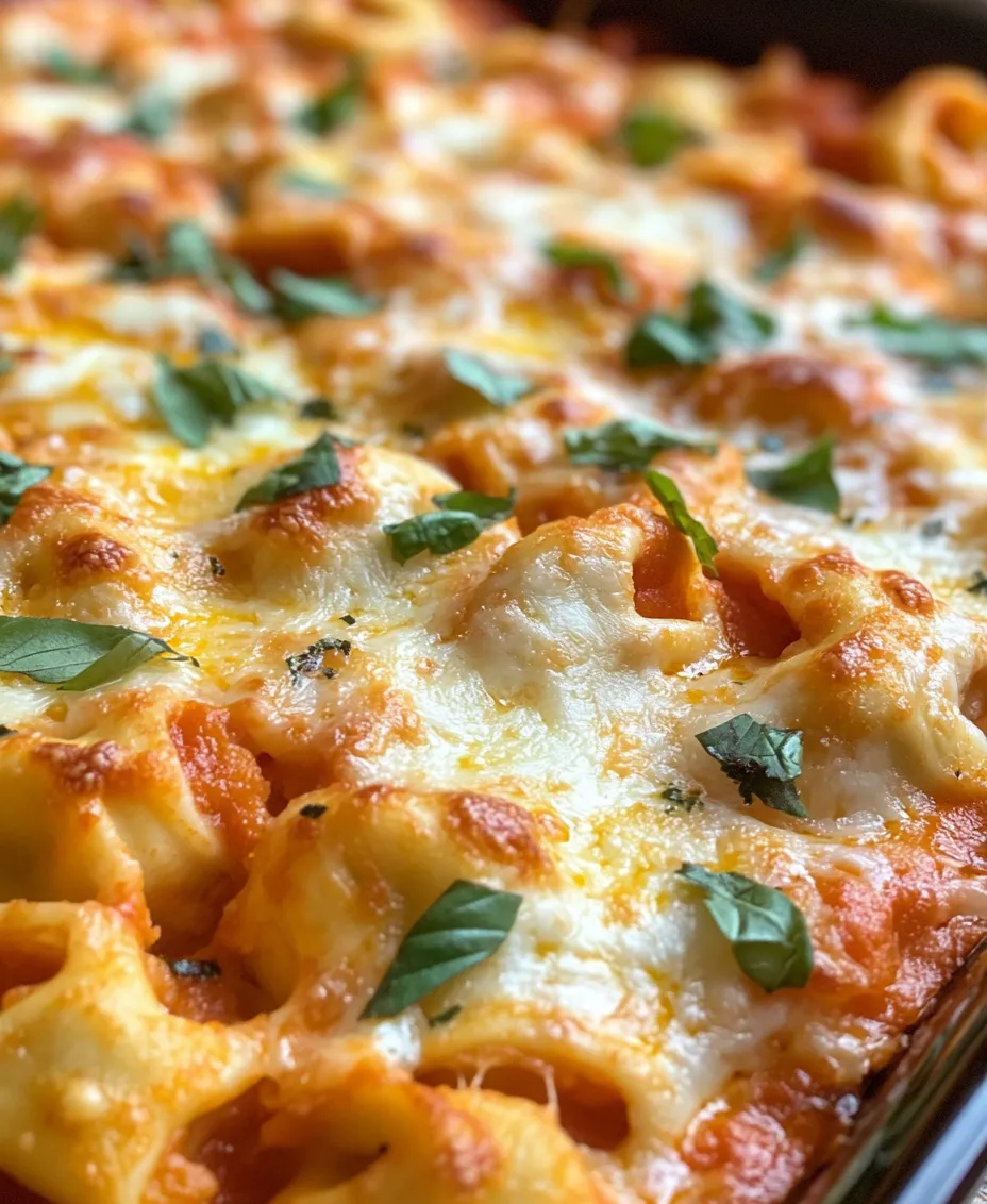 If you're on the lookout for a dish that perfectly embodies comfort food while being incredibly easy to prepare, look no further than Baked Tortellini Casserole. This delightful dish combines the rich flavors of cheese-filled tortellini with a savory marinara sauce, all baked to perfection under a layer of melted cheese. It’s the ideal family-friendly meal that promises to please even the pickiest of eaters.