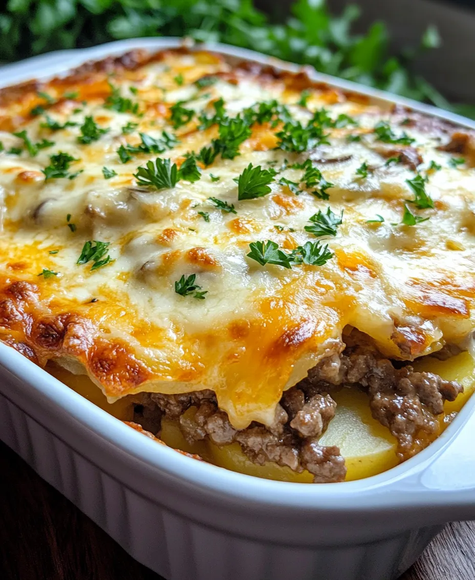 Creating a delicious Cheesy Beef and Potato Casserole starts with understanding its core components. Each ingredient plays a vital role in contributing to the dish's overall flavor, texture, and nutritional value. Here’s a closer look at what you’ll need:
