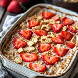 If you're searching for a breakfast that marries indulgence with nutrition, look no further than Strawberry Cheesecake Baked Oatmeal. This delightful dish combines the creamy richness of cheesecake with the wholesome goodness of oats, making it a perfect way to start your day. As more people embrace healthier eating habits, baked oatmeal has surged in popularity, emerging as a go-to breakfast option that satisfies both flavor and nutrition.