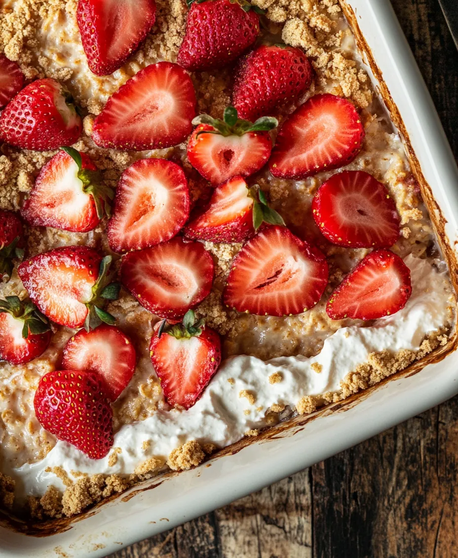 If you're searching for a breakfast that marries indulgence with nutrition, look no further than Strawberry Cheesecake Baked Oatmeal. This delightful dish combines the creamy richness of cheesecake with the wholesome goodness of oats, making it a perfect way to start your day. As more people embrace healthier eating habits, baked oatmeal has surged in popularity, emerging as a go-to breakfast option that satisfies both flavor and nutrition.