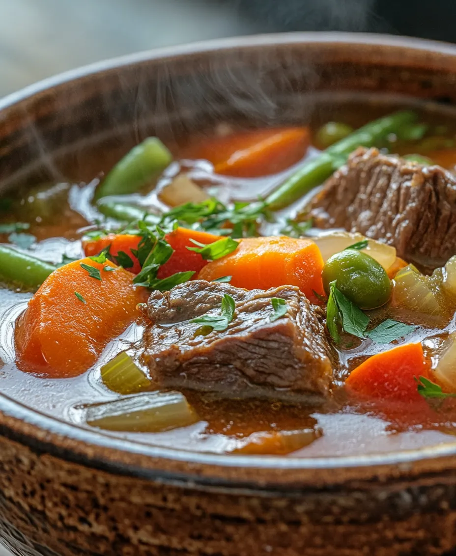 Nothing warms the soul quite like a steaming bowl of hearty soup on a chilly day. Hearty Beef Short Rib and Vegetable Soup embodies the essence of comfort food, combining tender beef short ribs with a rainbow of fresh vegetables. This nourishing dish not only fills your belly but also brings a sense of warmth and contentment, making it a perfect choice for family dinners, gatherings, or a cozy night in.