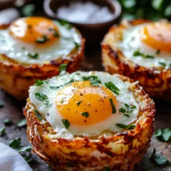 To create the perfect Eggs in Crispy Hash Brown Baskets, it's essential to understand the role of each ingredient and how they contribute to the overall flavor and texture of the dish. Here’s a closer look at the key components that make this recipe stand out.