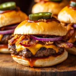 In the realm of culinary delights, few creations evoke the same sense of comfort and joy as a perfectly crafted slider. Among the myriad of slider variations, Cowboy Sliders stand out as a delightful fusion of flavors that appeals to both the casual diner and the gourmet enthusiast. Ideal for gatherings, game days, or family dinners, these bite-sized burgers boast an irresistible combination of juicy beef, crispy bacon, and tangy BBQ sauce, making them a must-try for anyone seeking a delicious meal.