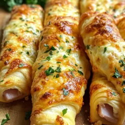 To create the perfect Cheesy Ham Delights Sticks, it is essential to use quality ingredients. Here’s a breakdown of the key components that make up this delicious recipe: