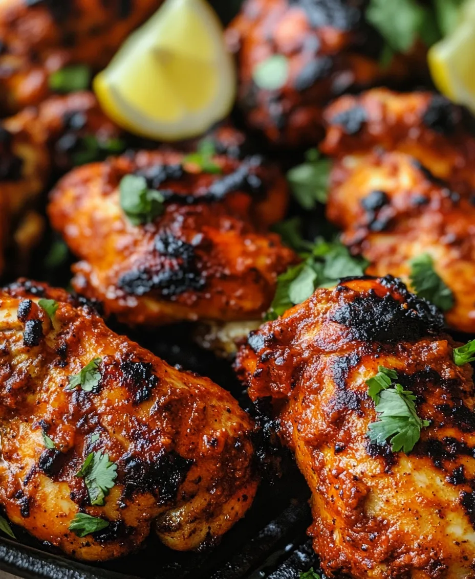 Tandoori Chicken is more than just a dish; it’s a celebration of flavors, aromas, and culinary tradition deeply rooted in Indian culture. Originating from the northern regions of India, this iconic dish has transcended borders, earning its place on menus worldwide. It encapsulates the essence of Indian cuisine—bold, spicy, and vibrant. The deep, smoky flavors of Tandoori Chicken come from a unique cooking method that involves marinating the chicken in a blend of spices and yogurt, then cooking it in a traditional clay oven called a tandoor. This method not only infuses the chicken with a rich flavor but also creates a tender, juicy texture that’s hard to resist.