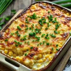In the world of comfort food, few dishes can compete with the heartwarming allure of a corn casserole. This Honey-Glazed Corn Casserole blends the natural sweetness of corn with the richness of heavy cream and the delightful touch of honey, creating a dish that is both indulgent and satisfying. Ideal for family gatherings, potlucks, or cozy dinners at home, this recipe will not only tantalize your taste buds but also bring a sense of nostalgia to your dining table. In this article, we will delve into the origins of corn casserole, the nutritional benefits of its ingredients, and a detailed step-by-step guide to creating this delectable dish.