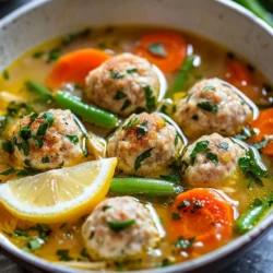 When the temperatures drop and the days grow shorter, there’s nothing quite like a warm bowl of soup to comfort the soul. Chicken meatball soup stands out as a heartwarming dish that combines the rich flavors of tender chicken meatballs with a savory broth and fresh vegetables. This delightful recipe not only warms your body but also nurtures your spirit, making it a perfect meal for family gatherings, cozy nights in, or even a quick weeknight dinner.