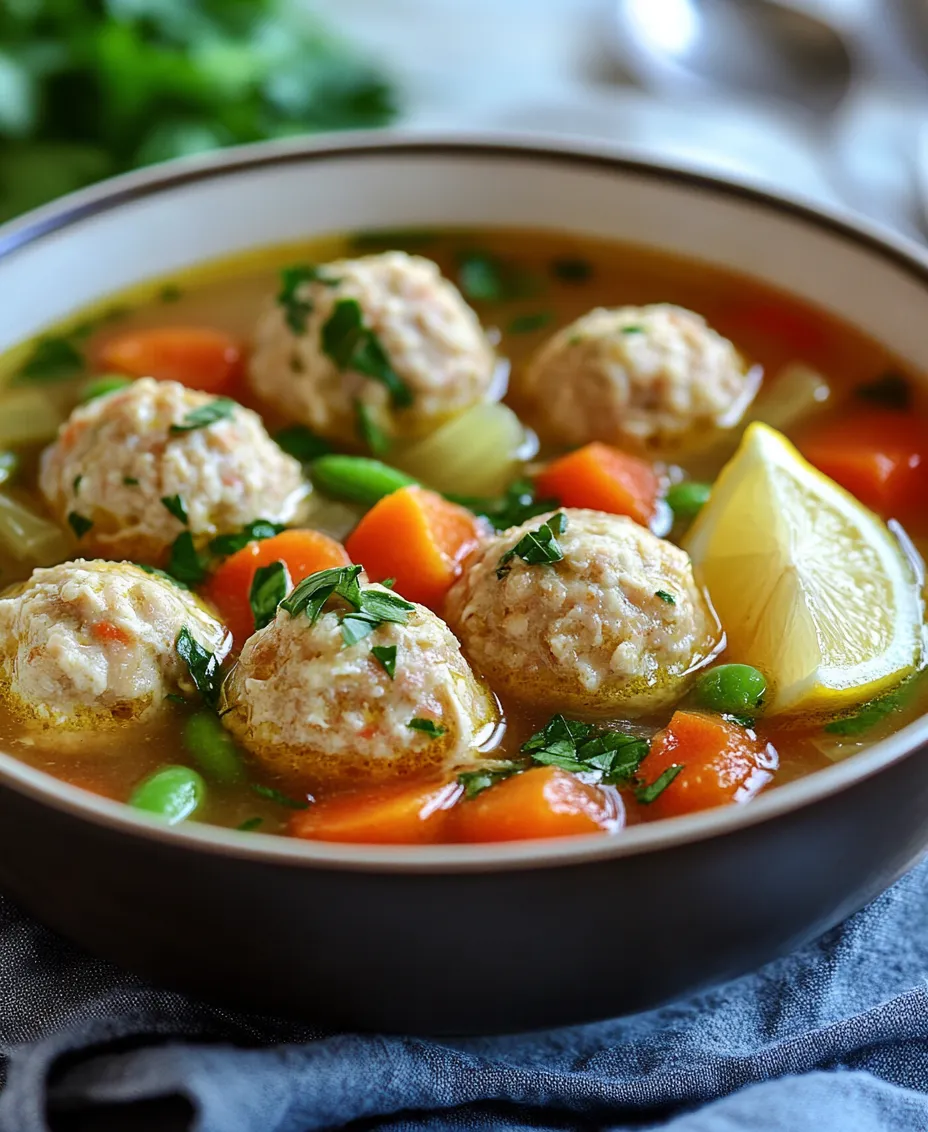 When the temperatures drop and the days grow shorter, there’s nothing quite like a warm bowl of soup to comfort the soul. Chicken meatball soup stands out as a heartwarming dish that combines the rich flavors of tender chicken meatballs with a savory broth and fresh vegetables. This delightful recipe not only warms your body but also nurtures your spirit, making it a perfect meal for family gatherings, cozy nights in, or even a quick weeknight dinner.