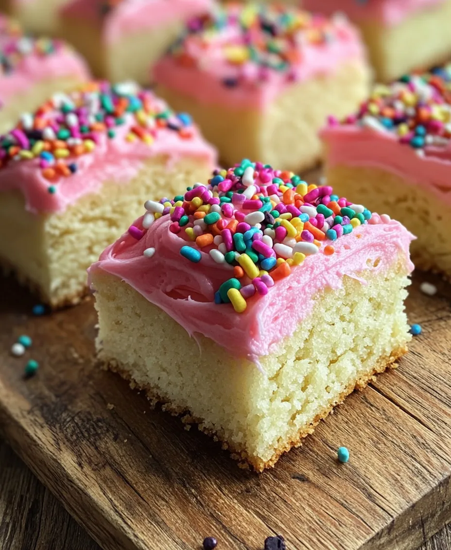 There's something undeniably delightful about sugar cookie bars. These treats encapsulate the classic charm of traditional sugar cookies but in a convenient, easy-to-share format. Imagine biting into a soft, chewy bar, its sweetness perfectly balanced by a creamy frosting. Whether you’re celebrating a birthday, holiday, or just indulging in a casual treat, these frosted sugar cookie bars are sure to bring smiles to faces of all ages.