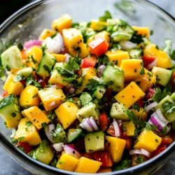 As the warm months roll in, there’s nothing quite like a refreshing salad to cool down and invigorate the senses. Among the myriad of salad options, the Mango Cucumber Salad stands out with its vibrant colors, delightful textures, and a perfect balance of sweetness and crunch. This salad is not just a feast for the eyes but also a wholesome addition to any meal, bursting with the goodness of fresh ingredients and seasonal fruits. Whether you’re looking to impress guests at a summer barbecue or simply want to incorporate more fresh produce into your daily meals, this salad is a must-try.