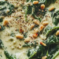 Are you looking for a delicious and satisfying way to incorporate more greens into your diet? Look no further than Creamy Spinach Bliss. This delightful dish combines the vibrant green of fresh spinach with a rich, creamy sauce that transforms a simple vegetable into a gourmet experience. Not only is it flavorful and indulgent, but it also brings a wealth of health benefits to your table. Packed with essential vitamins and minerals, spinach is a powerhouse of nutrition that can elevate any meal.