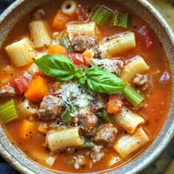 When the chill of winter sets in or a rainy day leaves you craving warmth, there's nothing quite like a bowl of creamy soup to lift your spirits. Enter the Creamy Parmesan Italian Sausage Ditalini Soup—an inviting, hearty meal that wraps you in comfort with every spoonful. This delightful dish perfectly balances the robust flavors of Italian sausage with a rich and creamy broth, making it an ideal choice for family dinners, cozy gatherings, or simply a fulfilling weeknight meal.