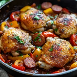 Chicken Scarpariello, a vibrant and hearty dish from the Italian-American culinary tradition, is a true testament to the flavors of rustic Italian cooking. Originating from the Southern regions of Italy, particularly Campania and Apulia, this dish embodies the essence of comfort food while showcasing the rich culinary heritage of the Italian diaspora in America. The name "Scarpariello" translates to "shoe maker" in Italian, a nod to the dish's working-class roots, where it was often prepared with accessible ingredients found in local markets.