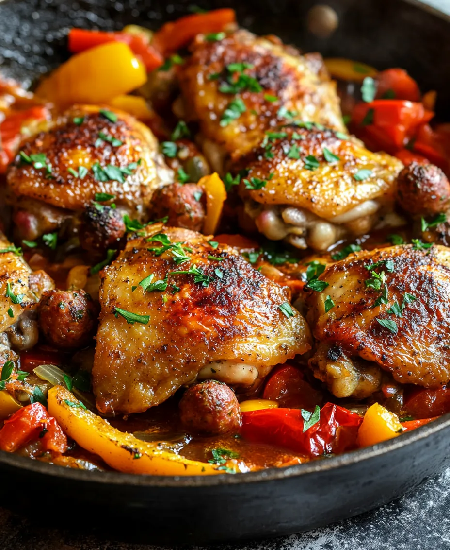 Chicken Scarpariello, a vibrant and hearty dish from the Italian-American culinary tradition, is a true testament to the flavors of rustic Italian cooking. Originating from the Southern regions of Italy, particularly Campania and Apulia, this dish embodies the essence of comfort food while showcasing the rich culinary heritage of the Italian diaspora in America. The name