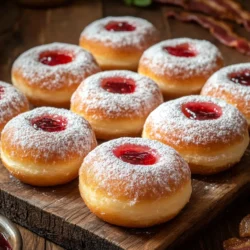 Jelly donuts, or sufganiyot as they are known in Hebrew, are a delightful treat cherished around the world. Whether enjoyed during festive celebrations such as Hanukkah or as a sweet indulgence any time of year, these fluffy, filled pastries have a universal appeal. The joy of biting into a warm jelly donut, with its soft exterior giving way to a burst of fruity filling, is an experience that transcends cultural boundaries. For many, these treats evoke fond memories of family gatherings and childhood delights, making them a symbol of comfort and joy.