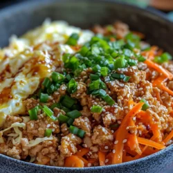 In today's fast-paced world, finding a meal that is both nutritious and satisfying can feel like a challenge. Enter the High Protein Egg Roll in a Bowl, a dish that checks all the boxes for a quick, healthy, and delicious dinner. This recipe takes the classic flavors of a traditional egg roll and transforms them into a convenient bowl format, making it perfect for busy weeknights or meal prep. With a combination of ground chicken or turkey, an array of fresh vegetables, and protein-packed eggs, this dish not only satisfies your taste buds but also provides a wealth of nutrients.