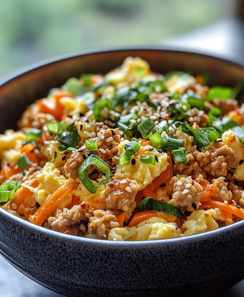 In today's fast-paced world, finding a meal that is both nutritious and satisfying can feel like a challenge. Enter the High Protein Egg Roll in a Bowl, a dish that checks all the boxes for a quick, healthy, and delicious dinner. This recipe takes the classic flavors of a traditional egg roll and transforms them into a convenient bowl format, making it perfect for busy weeknights or meal prep. With a combination of ground chicken or turkey, an array of fresh vegetables, and protein-packed eggs, this dish not only satisfies your taste buds but also provides a wealth of nutrients.