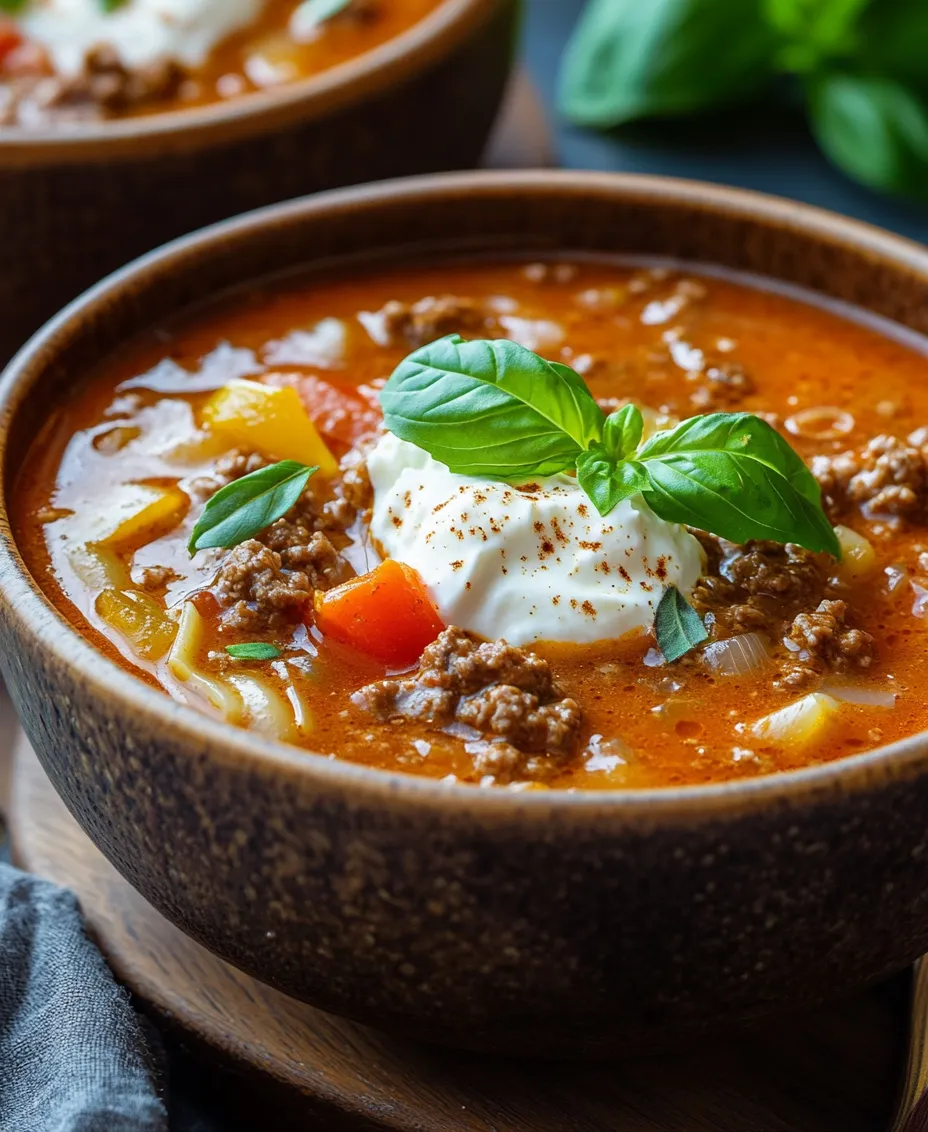 Comfort foods have a special place in our hearts, offering a warm embrace on a chilly day or a delightful treat after a long week. Among these beloved dishes, lasagna stands out as a family favorite, celebrated for its rich layers of pasta, savory meat, and luscious cheese. However, what if you could enjoy all the comforting flavors of lasagna in a more convenient and cozy form? Enter the Hearty Slow Cooker Lasagna Soup—a delightful twist that combines the best of both worlds.