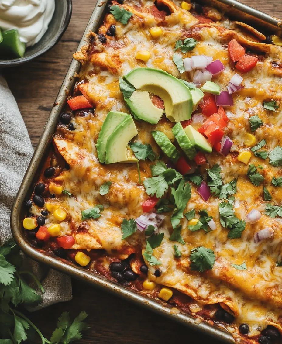 In the fast-paced world of modern cooking, sheet pan meals have emerged as a go-to solution for busy families and home cooks alike. These meals combine convenience and flavor, allowing you to create delicious, wholesome dishes with minimal prep and cleanup. One standout option in this culinary trend is the No-Roll Sheet Pan Chicken Enchiladas. This dish simplifies the traditional enchilada preparation while still delivering all the bold and comforting flavors we love.