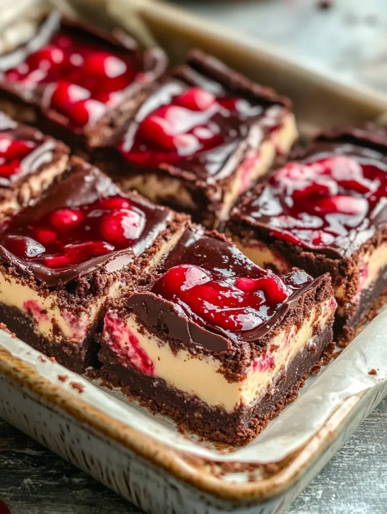 Before we roll up our sleeves and get started, let’s take a closer look at the key ingredients that make Cherry Cheesecake Brownie Bars a standout dessert.