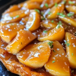 When it comes to decadent desserts that tantalize the taste buds and leave a lasting impression, few dishes can rival the allure of Caramel Apple Tarte Tatin. Originating from the heart of France, this upside-down tart has garnered admiration for its rich flavors and stunning presentation. Traditionally made with caramelized apples nestled beneath a golden, flaky pastry, Tarte Tatin has become a beloved classic not just in French cuisine, but around the globe.