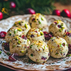 Imagine a delicate confection that combines the tartness of cranberries, the nuttiness of pistachios, and the creamy sweetness of white chocolate. Welcome to the world of Cranberry Pistachio White Chocolate Truffles! These delightful treats are not just a feast for the taste buds; they also offer a visual appeal, making them a perfect indulgence for any occasion. Whether you are planning a festive holiday gathering, celebrating a special milestone, or simply looking to impress friends with your culinary prowess, these truffles are sure to elevate the experience.