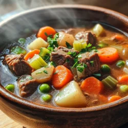 When the chill of winter settles in, few things are as comforting as a warm bowl of soup. Comfort food plays a crucial role in our lives, evoking feelings of nostalgia and warmth. For many, a steaming bowl of soup serves not just as a meal but as a cherished memory of family gatherings and shared moments around the dinner table. Among the myriad of soup recipes that exist, the Hearty Old Fashioned Vegetable Beef Soup stands out as a quintessential comfort food, providing nourishment and satisfaction in every spoonful.