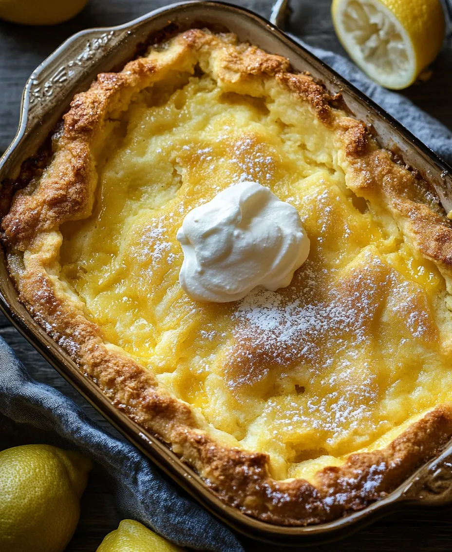 The magic of lemon cobbler lies not just in its refreshing flavor, but also in the unique method of layering that creates its signature texture. When preparing this dessert, you will pour the lemon mixture over the batter, which may seem counterintuitive at first. However, this technique is essential. As the cobbler bakes, the lemon mixture sinks to the bottom and interacts with the batter, creating a delightful custardy layer beneath a golden crust.