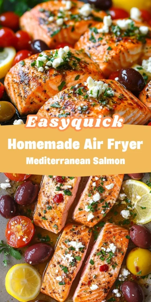 Looking for easy lunch recipes? Try this Mediterranean Air Fryer Salmon that combines vibrant flavors with quick meal prep for a delicious and nutritious option. Packed with omega-3s and fresh veggies, it&rsquo;s perfect for health-conscious foodies on a busy schedule. Check out more from afterka for additional healthy inspiration! HealthyEating MealPrep EasyLunchRecipes MediterraneanDiet AirFryerRecipes QuickMeals NutritionTips