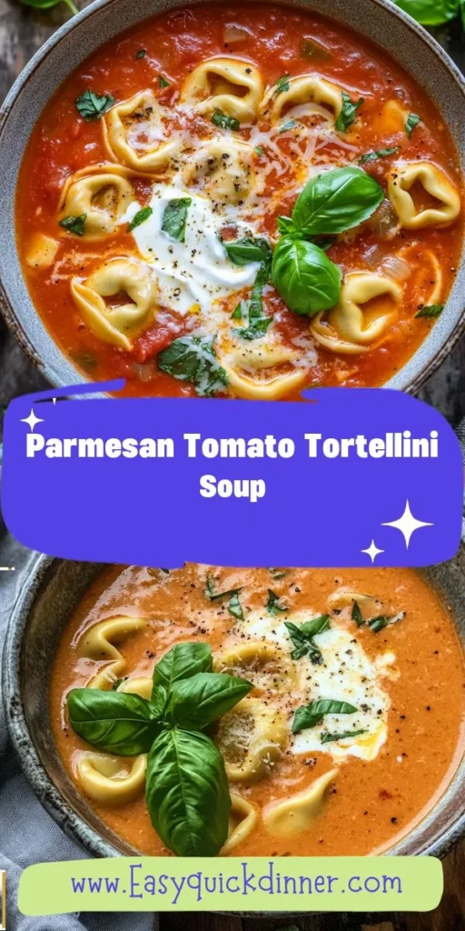 Looking for a quick, nutritious option for your midday meal? This low-carb, protein-packed lunch featuring Parmesan Tomato Tortellini Soup is perfect for busy days or cozy evenings at home. Enjoy a satisfying bowl that brings warmth and flavor, ideal for any occasion. Afterkas recipe ensures you wont miss out on taste while keeping it healthy! LowCarbLunch ProteinPacked HealthyEating SoupSeason ComfortFood QuickLunch Afterka