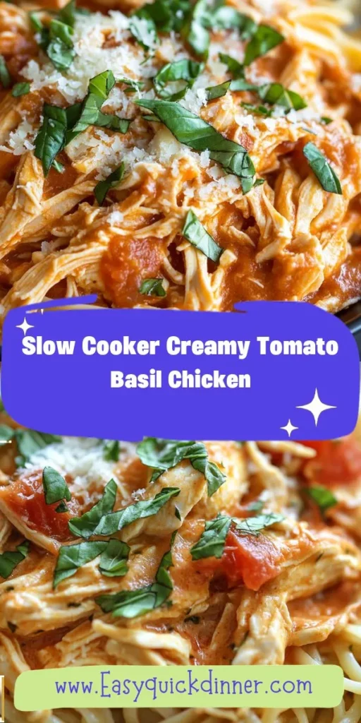 Elevate your meal prep with this protein-packed, low-carb lunch featuring the delightful flavors of creamy tomato basil chicken. A perfect combination of tender chicken simmered in a rich, aromatic sauce makes for a satisfying and nutritious option, ideal for those busy days when you still want to eat well. Discover more on afterka and enjoy a healthy twist on classic comfort food! LowCarbLunch ProteinPacked HealthyEating MealPrep CleanEating SlowCookerRecipes TomatoBasilChicken