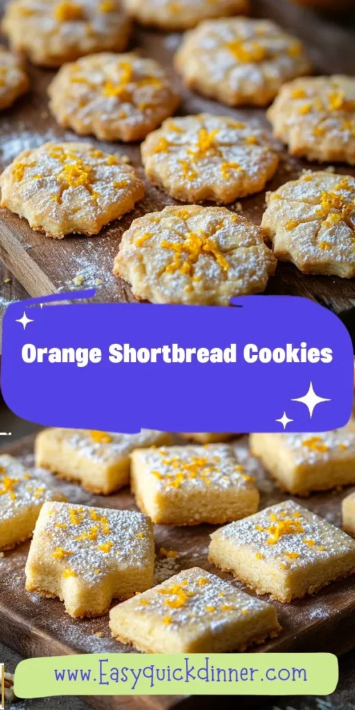 Looking for a family-friendly dessert that&rsquo;s as fun to make as it is to eat? These zesty orange shortbread cookies are a delightful no-bake treat bursting with refreshing citrus flavor, making them perfect for any occasion. Give your loved ones a taste of joy with this easy-to-make recipe that&rsquo;s sure to impress! NoBakeDessert FamilyFriendlyDessert ZestyOrange BakingJoy ShortbreadCookies HomemadeTreats Afterka